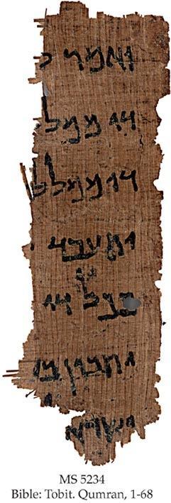 Hebrew originals Parts of Hebrew originals of apocryphal texts