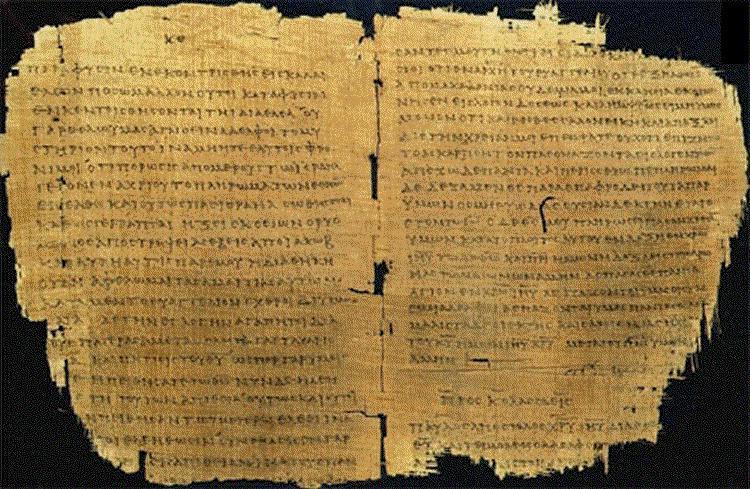 Books of New Testament originally written on papyrus codices or individual sheets Surviving papyri from 2 nd cent.
