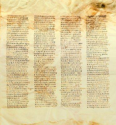 Sinaiticus 4 th century St. Catherine s Monastery, Sinai, now in British Library.