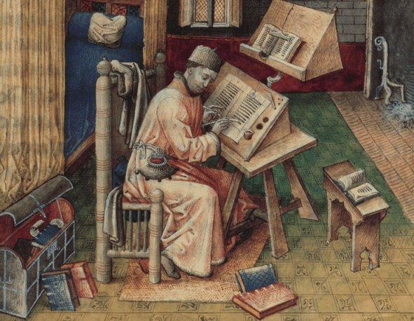 Many manuscripts Scribes copy and also