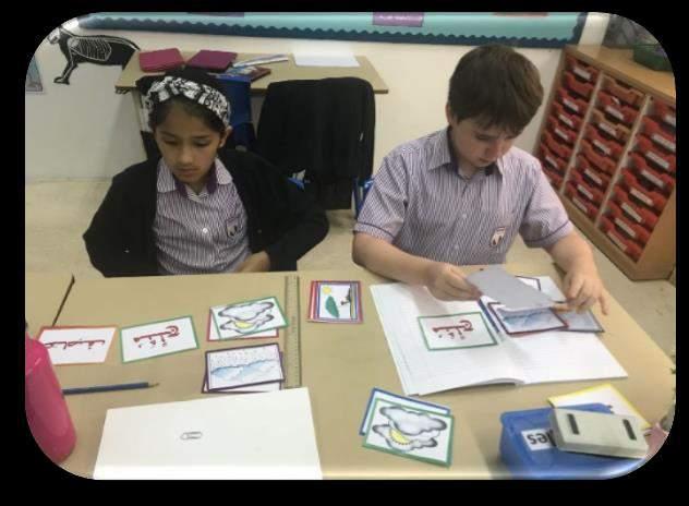 Year 3 were studying about places. Year 4 were studying about UAE.