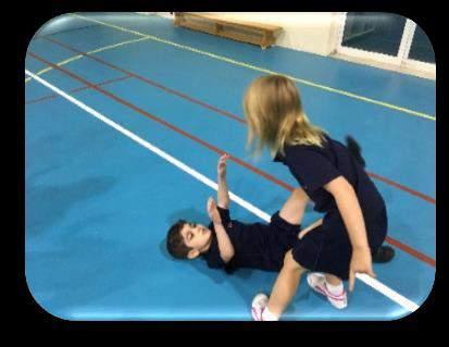 FS and Year 1 have been playing tag games and working on ball skills.