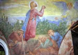 The paintings depict a number of scenes from the Life of Christ. She describes painting these in her book of memoirs.