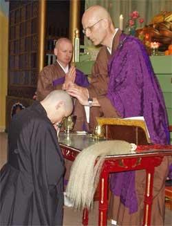 Ordination ceremony at