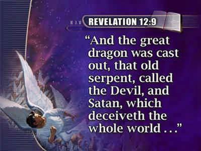 in heaven; and behold a great red dragon, 97 having seven heads and ten horns, and seven crowns upon his heads.