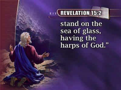 over the number of his name, 183 stand on the sea of glass, having the harps of God. Revelation 15:2.
