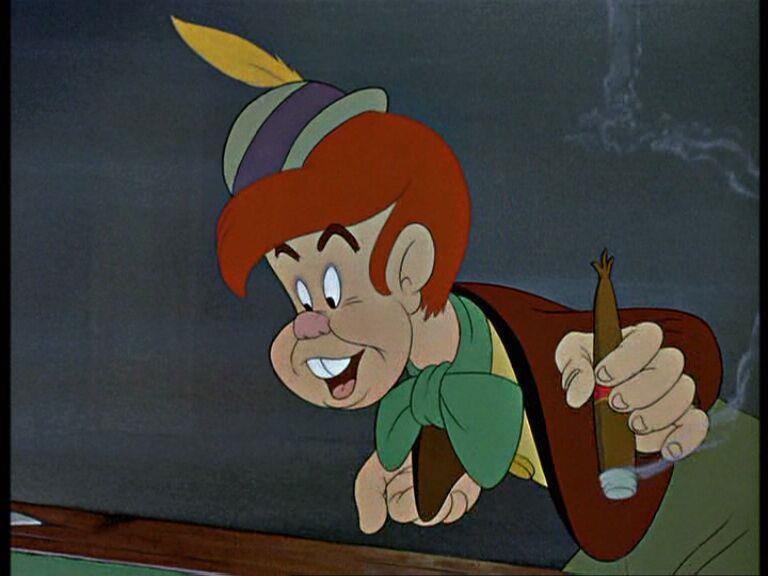 Lampwick: [picks up Jiminy] Hey, who's the beetle? Jiminy Cricket: Let go! Put me down!