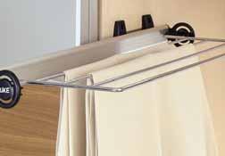 pull-out wire skirt and pant rack, ball-bearing