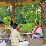 Guru imparting Vedic knowledge to his students in a gurukula Aishwarya: Bhagwan Krishna reveals his divine cosmic form to Arjuna Bhagwan Vishnu Upanishadic period is believed to be the most creative
