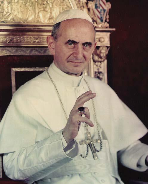 Pope Paul VI In 1974, Pope Paul VI convened a Synod of Bishops on Evangelization In 1975, the landmark document