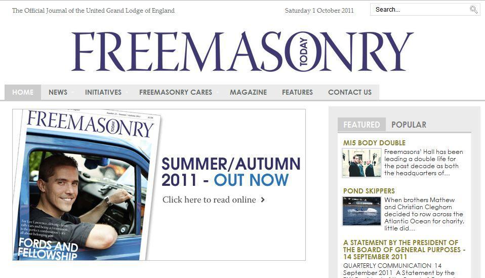 The Square A commercial magazine about Freemasonry available on subscription and published quarterly in March, June, September and December.