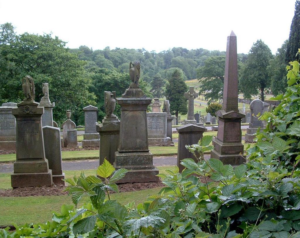 Auld Aisle Cemetery & Burial Ground Kirkintilloch Monumental Inscription Index An A-Z Index of names inscribed on surveyed stones