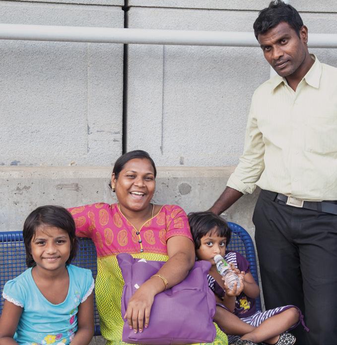 Shyamala with her husband, Abraham, and their two daughters ASIA LOCAL PAGES following my baptism, I got married to Brother Abraham, who was not a member of the Church.