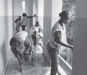 Democratic Republic of Congo, Ngaliema Stake, Musey Ward: By Bishop Adrien Kanyiki Members and missionaries in the Musey Ward, Ngaliema Stake chose to clean the Bolingani Hospital on Helping Hands