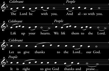 Offertory Hymn: standing Straf mich nicht Hymnal 187 Eucharistic Prayer A standing Book of Common Prayer, p.