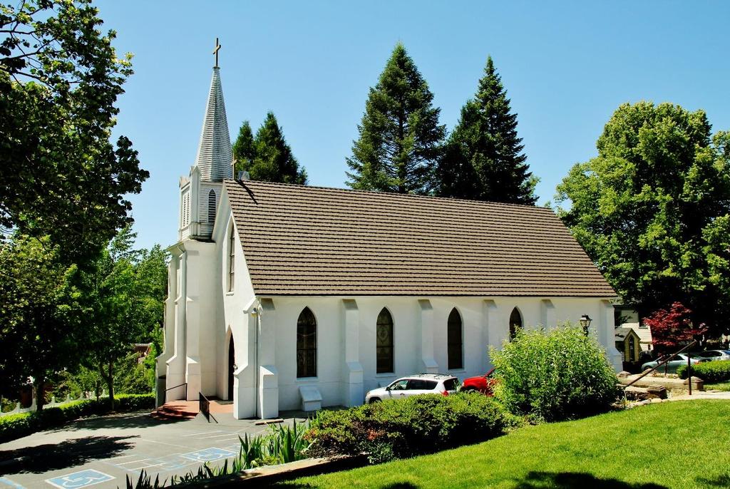 Saint Canice Church, Nevada City Photo by John E Boll Father McKnight says that Nevada City is a great community to live in.