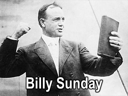 So he served in those two congregations for a while and then a very famous minister, think Billy Graham, a very famous minister