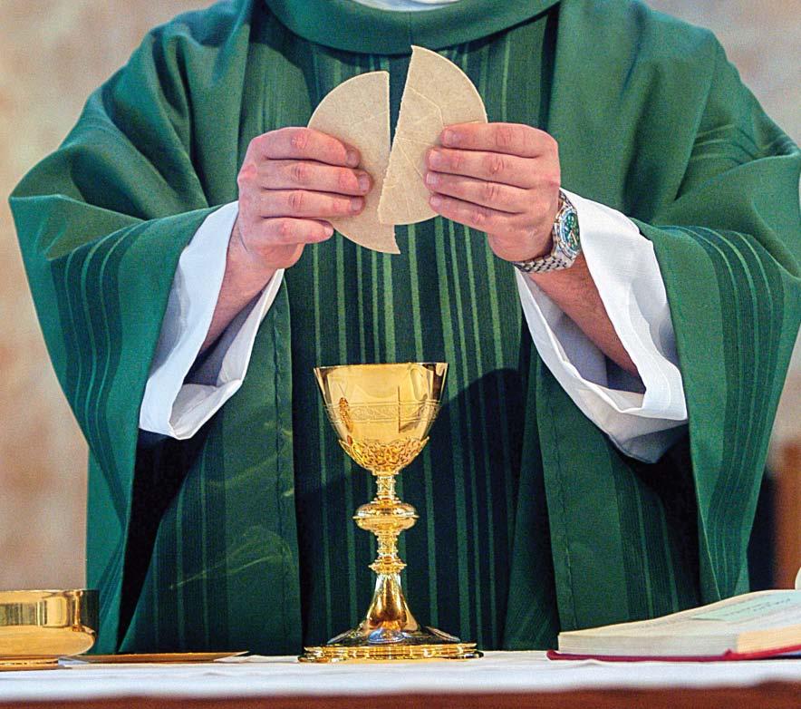 TRANSUBSTANTIATION Change of substance Celebrating the Sacrament of the Eucharist Introductory Rites Liturgy of the Word First Reading from Old Testament, Acts, or
