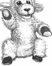 Your efforts will provide opportunities for learning as well as familiar decorations for your kids! Cuddles: Bring out Cuddles the Lamb, and go through the following script.