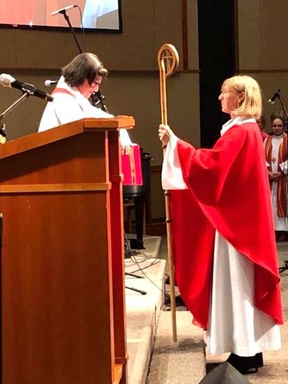 FROM THE VICE PRESIDENT The installation service for Bishop Laurie Skow-Anderson was Christ-centered, dignified, nurturing and inspirational.