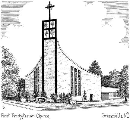 FIRST PRESBYTERIAN CHURCH 1400 South Elm Street Greenville, NC 27858 Phone: (252) 758-1901 Fax: (252) 758-1365 Volume 10, Issue 15 May 23, 2018 Editor: Janice D.