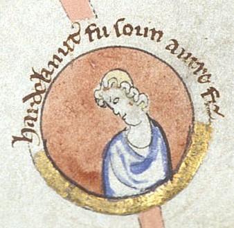 19. HARTHACNUT - CNUT II (1040-1042) son of Cnut I & and (2) Emma of Normandy, previously the second wife of Æthelred II The Unready, daughter of Richard I Duke of Normandy (greatgrandfather of later