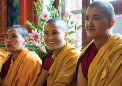 During the ceremony, His Holiness explained that Je means accomplishment of a Yogini and Tsun means accomplishment of the path of a Bhikshuni.
