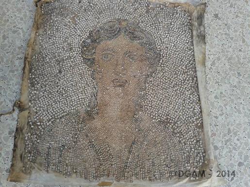 The alleged fake mosaic from Idlib Governate (DGAM).