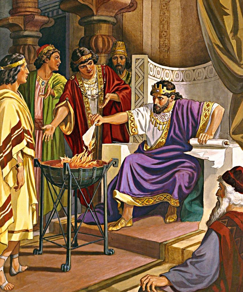 1-2 Daniel 1 Chapter Readings 3-5 After they got to Babylon, Nebuchadnezzar told his chief official to pick from the captives young men in their teens, intelligent, self-disciplined, and