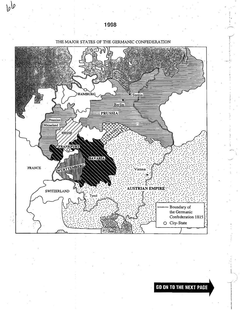 \gtp 1998 THE MAJOR STATES OF THE GERMANIC CONFEDERATION... ;::,~~: \; ~~ :;:" ~~~~~'llll.:lv,:~.: ;.' _'to!.. y',.;:... \,..., :\ ~:"I ~ '_~~:t_:\.. :,'... '; '''':' /... ~. _,,'" '...,... I," '_'" ".