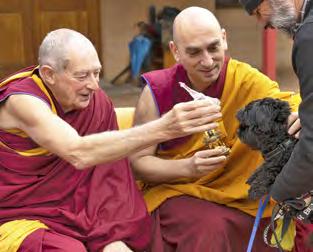 Be well and big love ~ Ruby Geshe and Translator Supporting the Sangha Jewel ~ our treasured and translator Venerable Dorje. We can work together: Reciting the Golden Light Sutra.
