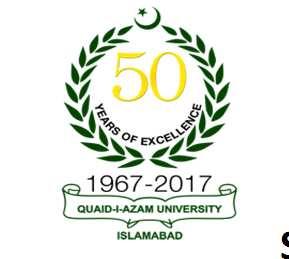 of 16 Years (MSc/BS) Programs s QUAID-I-AZAM UNIVERSITY Computer Centre of Selected MSc/BS (16 Years Programs) Students for PM Laptop Scheme Phase III Distribution: Monday 19 June 2017 Venue: