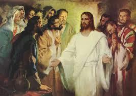 Jesus Appears to the Disciples in Jerusalem (Lk 24:36-49): Jesus appears in the midst of the Apostles, invites