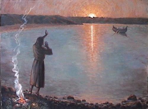 Appearance by the Sea (Jn 21:1-14): Jesus calls out to the Apostles, who are fishing on the Sea of Tiberias in Galilee, instructs them to cast their nets to the right, and they make a great catch of