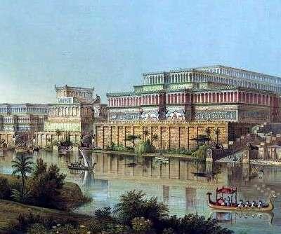 its glory. It was the capital of the Assyrian Empire. This is what it looked like in The key idea of the book is the destruction of Ninevah - the boastful capital of the Assyrian empire.