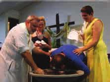 were baptised and welcomed into