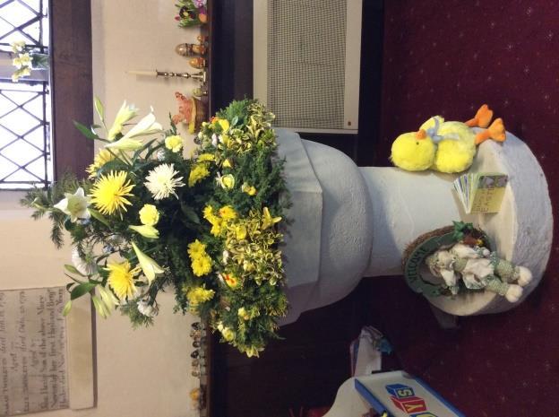 We have some keen flower arrangers in the church family and have held flowers festivals