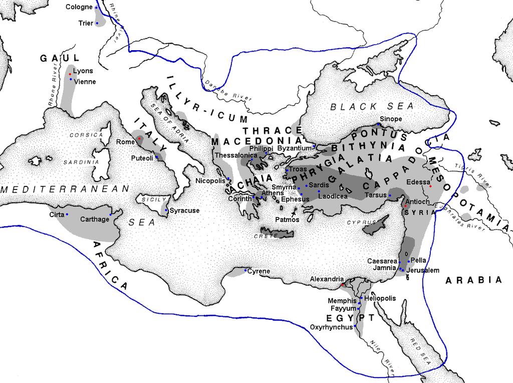 Roman Spread of Christianity