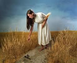 Think of Ruth, she was out there gleaning for herself and her mother-in-law. Most of us around the world don t have crops or a harvest.