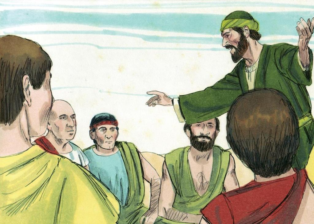 10. And finally Paul told them one more very important thing. He told them that Jesus died and that God made him alive again.