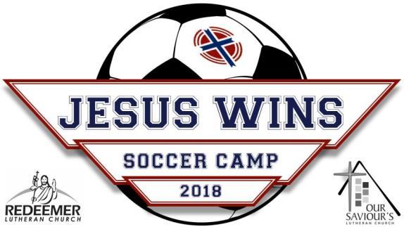 SOER AMP 2018 When: June 4-7 from 10am to noon Where: ottonwood park Who: 4-11 year olds ost: $20 per child Register at oursaviourwels.org by clicking the soccer camp logo or on the events page.