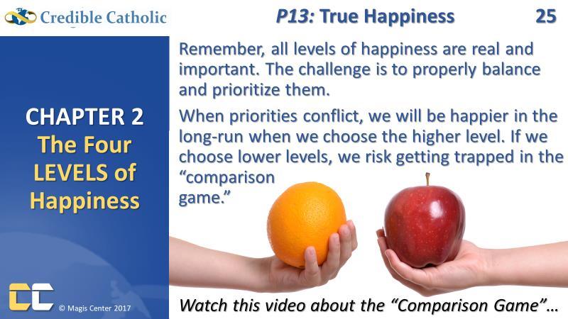 25. CHAPTER 2: The Four LEVELS of Happiness