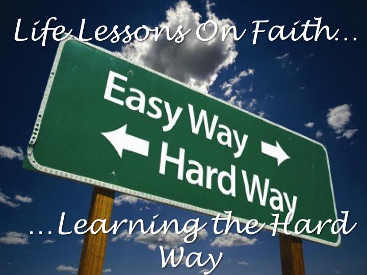 June 4, 2017 James 3:3-13 This morning we conclude the series of messages on the theme Life Lessons On Faith.