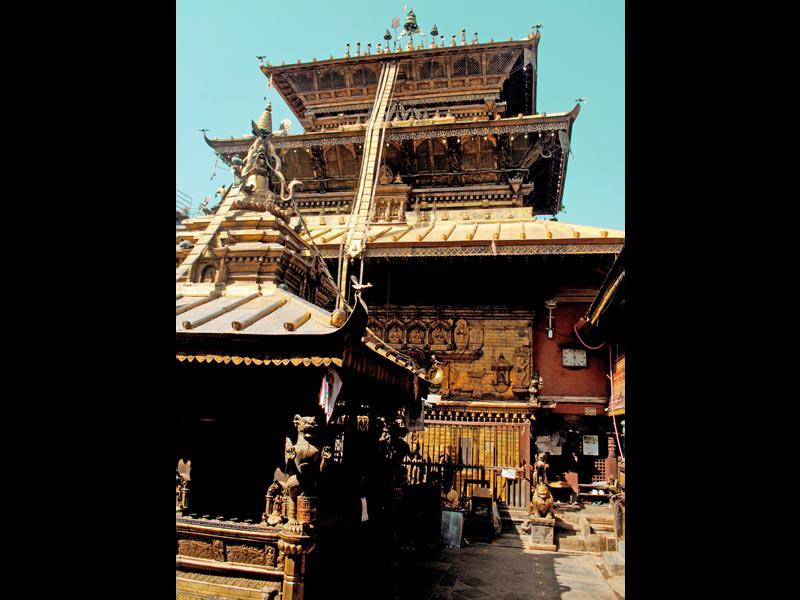 Hiranya Varna Mahabihar(Golden Temple) Dating from the 12th century, the three-storied shrine, also known as the Golden Temple, houses an image of the Buddha inside the
