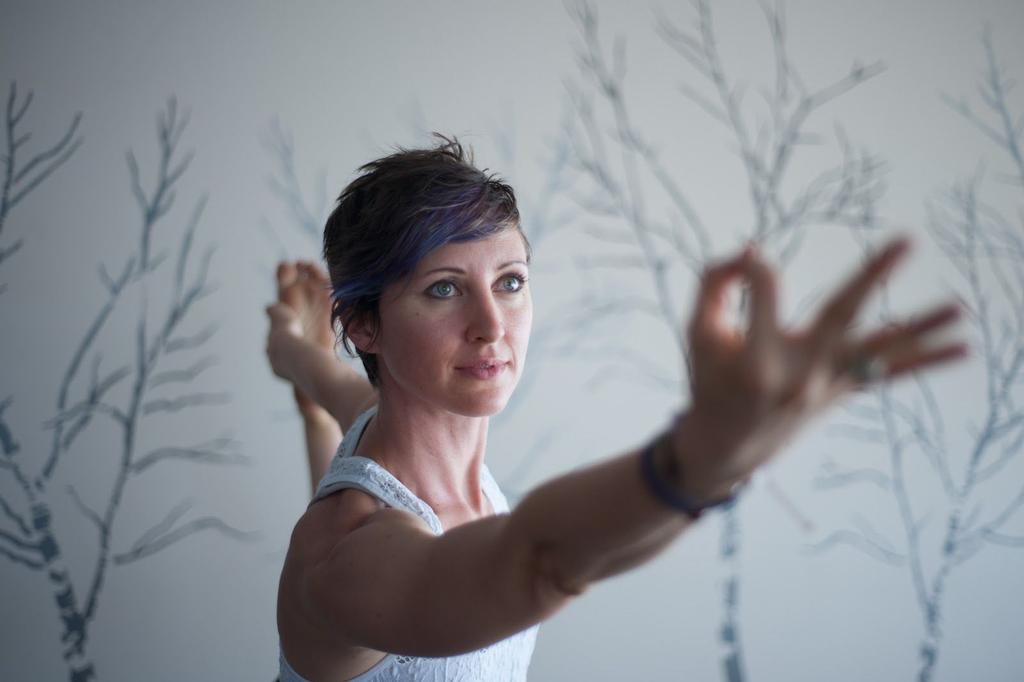 Yoga Brittany Maxwell Hopkins is owner of and teacher at Container Collective Yoga.