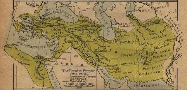 Iran map during