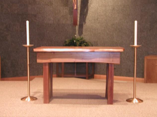 AMBO (or Lectern) The reading stand where The scripture readings are proclaimed, the psalm is