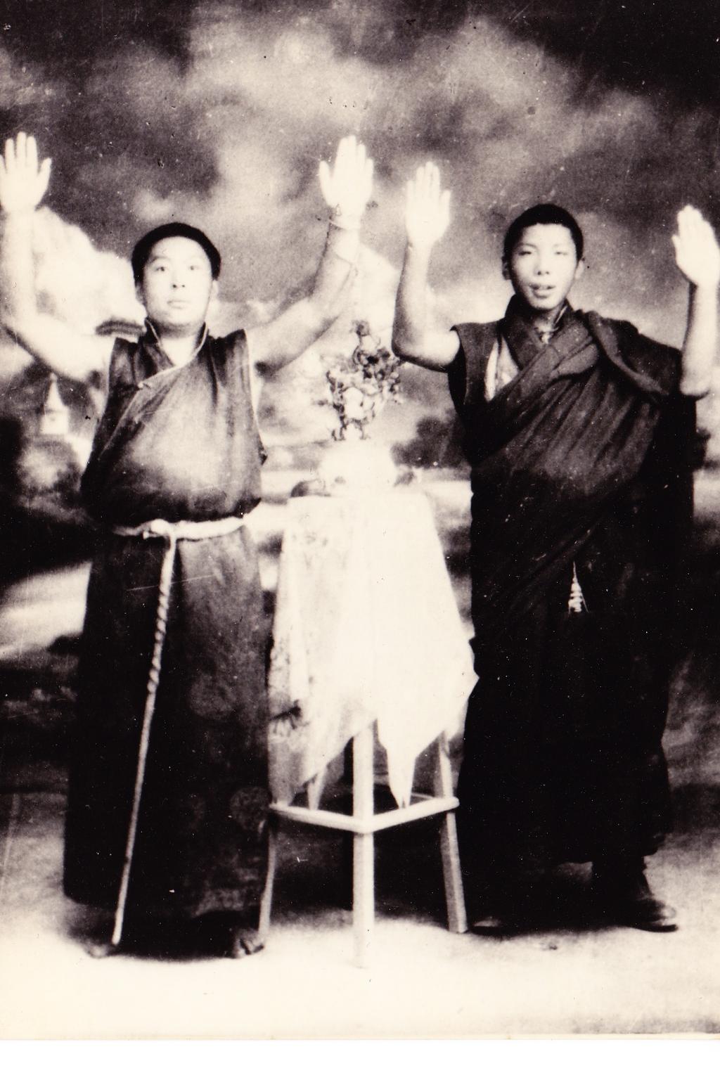 Naked Mind By Khenpo Gangshar (in the picture on the left with Trungpa Rinpoche, Tibet ~ 1957) From Buddhadharma Magazine Winter 2010 In this teaching on the mind instructions of the Dzogchen master