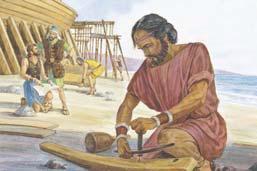 The Lord told the brother of Jared to build barges to take his people to