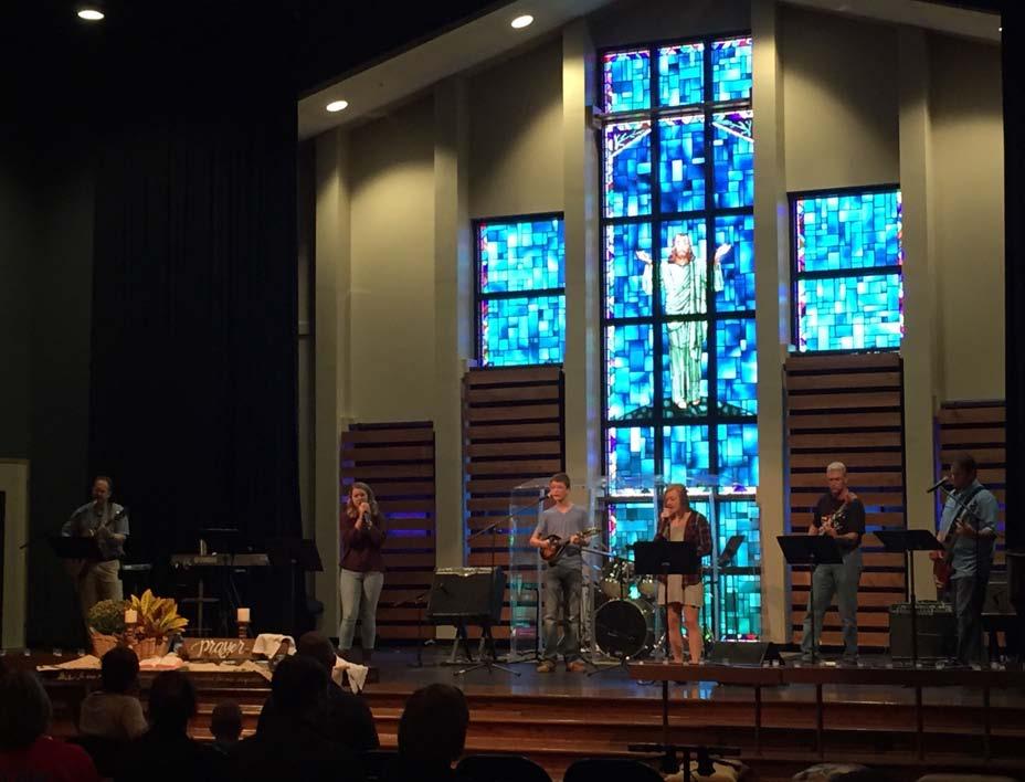 Our Amazing Praise Band REFUGE Refuge is a dynamic and Christ-Centered worship community at St. Mark s UMC. Each Sunday we gather for worship in a casual atmosphere with a deep spiritual focus.